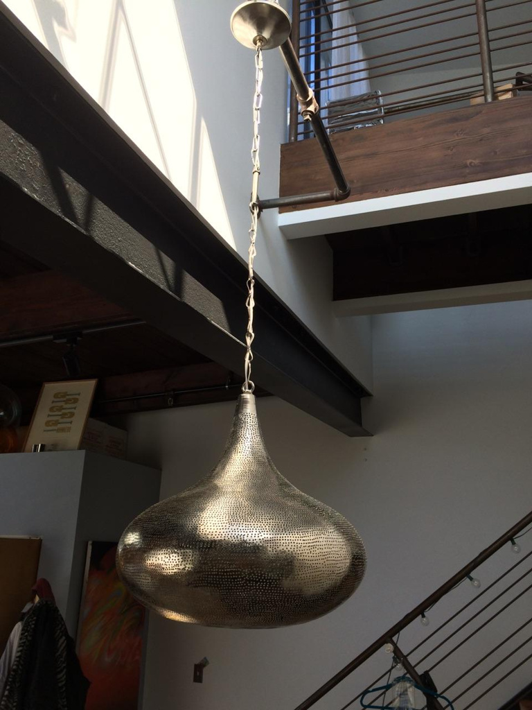 Morrocan lamp custom install