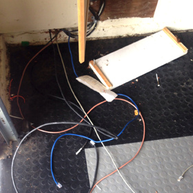 3 Cat 5 runs and 450 feet belly crawl