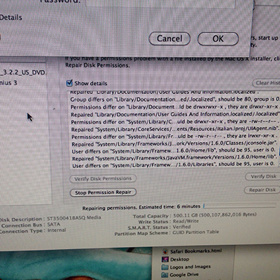 Fixing corrupt permissions